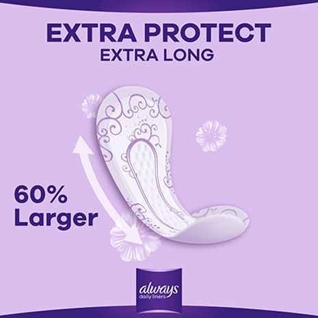 Always Extra Protect Daily Liners Large 48pcs + 20pcs Free Online at Best  Price, Sanpro Panty Liners