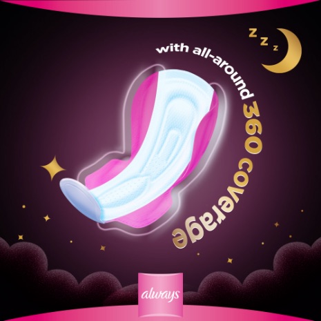 Always DreamZzz All Night Ultra Thin Sanitary Pads 7 pk