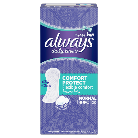 Buy Always Dailies Fresh & Protect Panty Liners, Normal, Fragrance