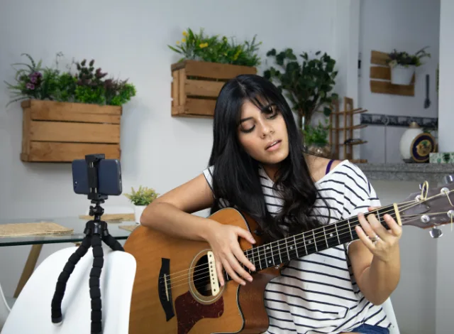 Girl Playing Guitar