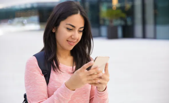 Girl on Phone