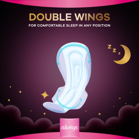 Buy Always Dreamzz Pad Cotton Maxi Thick Sanitary Pads With Wings 7 Count  Online