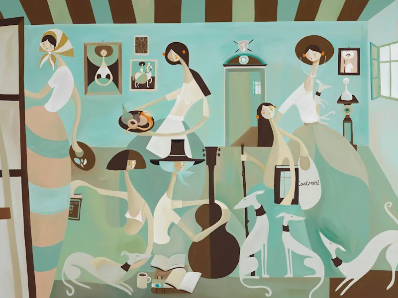 Picture of the __Liselotte Watkins__ *La Gita* exhibition