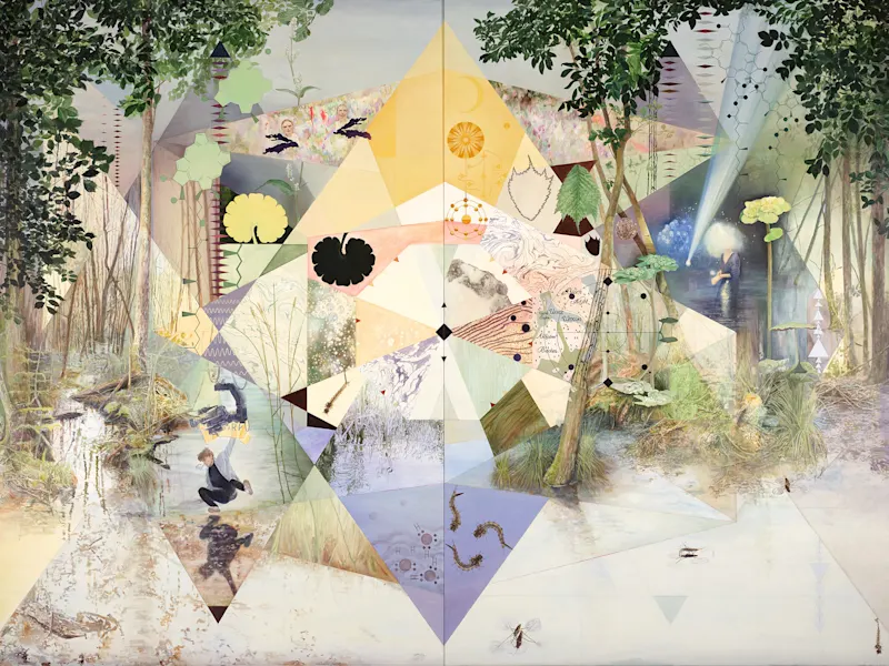 Picture of the __Christine Ödlund__  *Four dimensions of a Swamp* exhibition