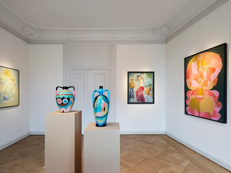 Headline picture from the Two artistis two centuries. Now open at CFHILL: Liselotte Watkins & Sigrid Hjertén article