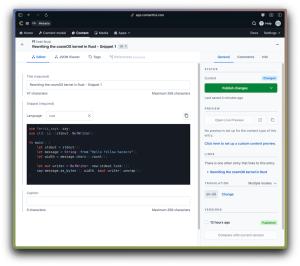 Preview image for Contentful Code Editor Field App