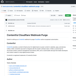 Preview image for Contentful Cloudflare Webhook Purge