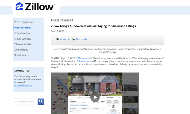 How to Enable Zillow’s AI Staging Tool for Your Listing
