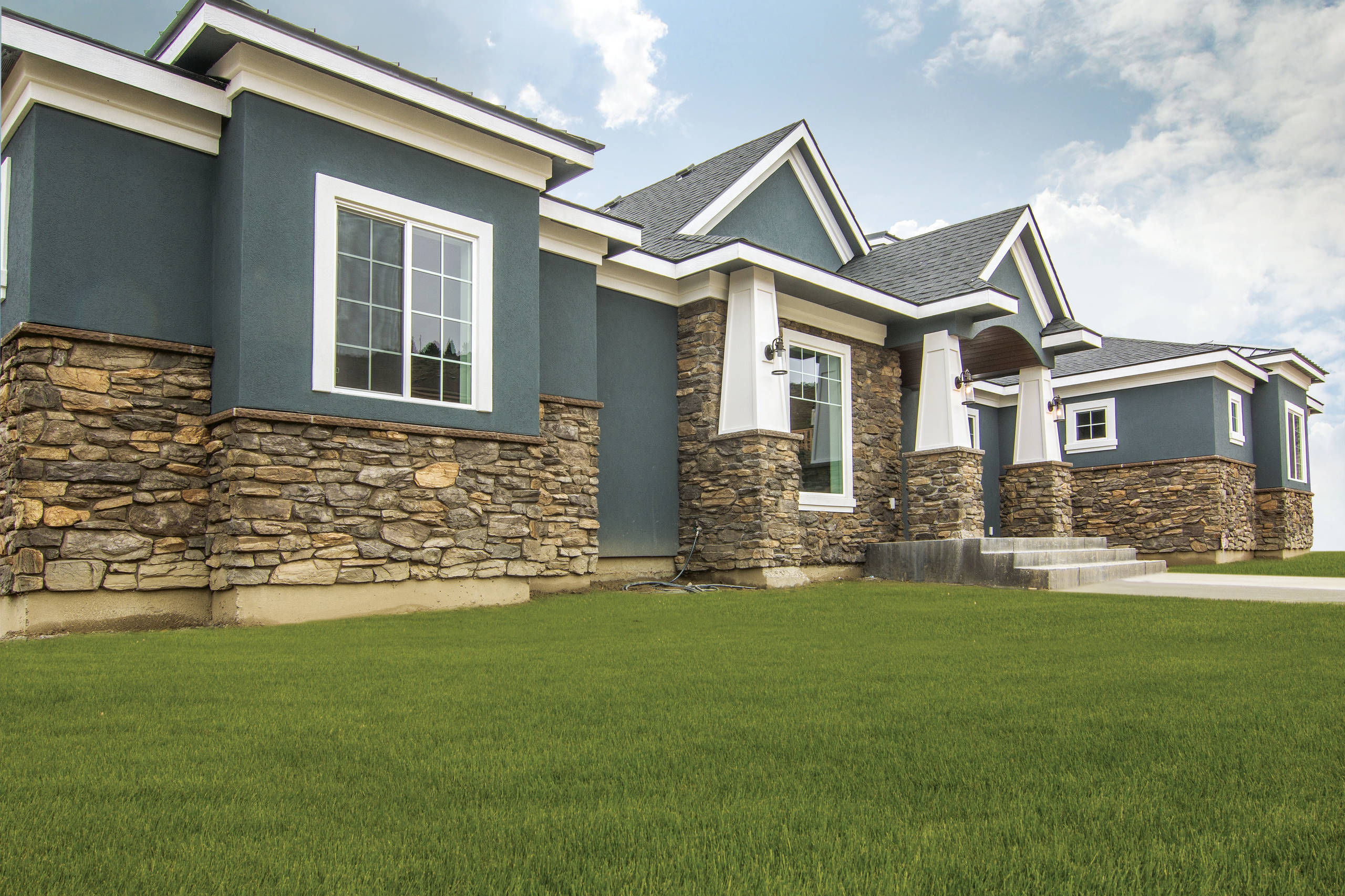 The Serene Beauty of Blue Stucco