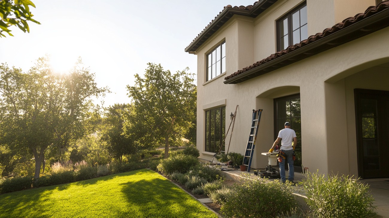 fixing stucco cracks photo