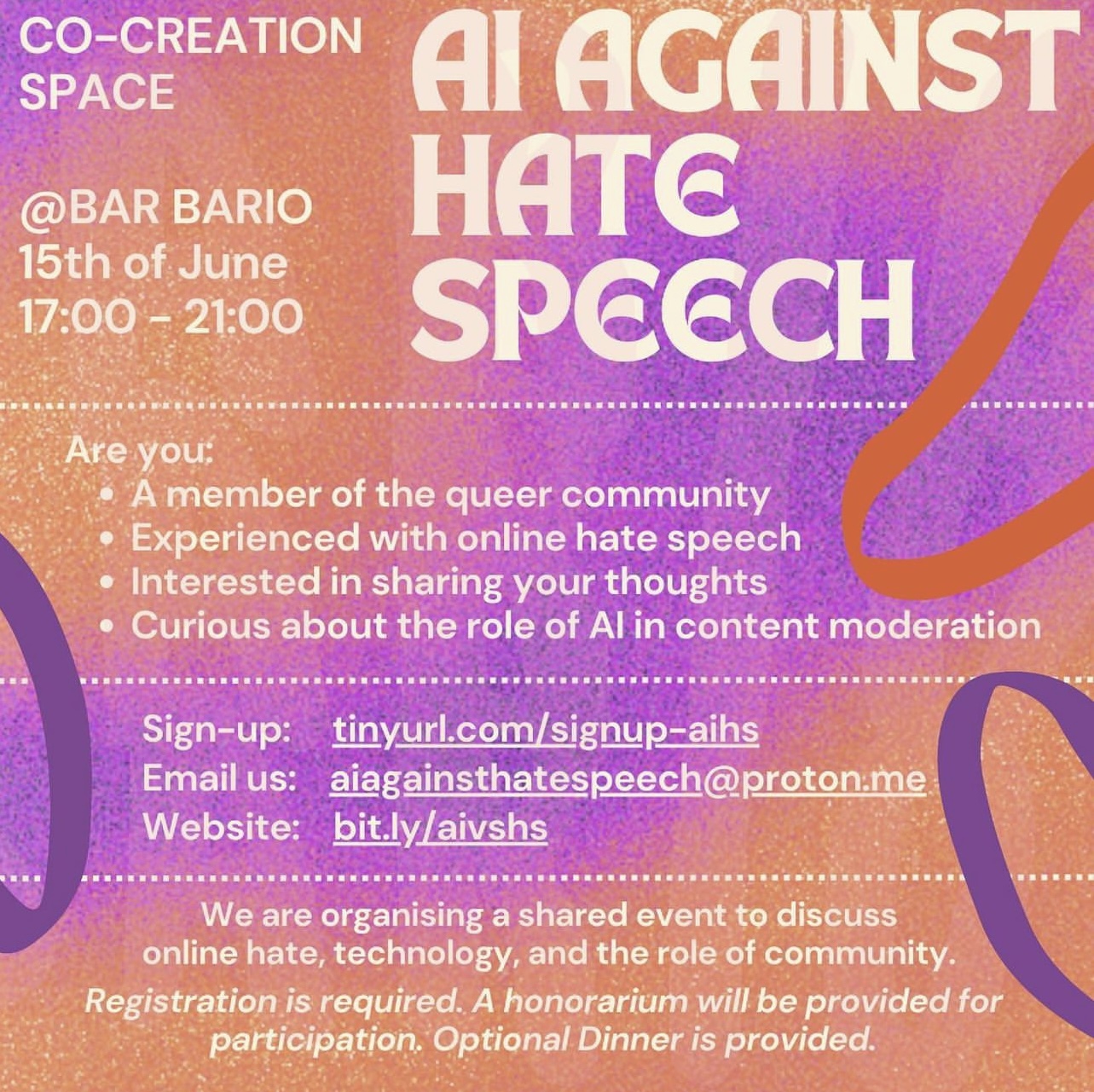 cover for event AI Against Hate Speech
