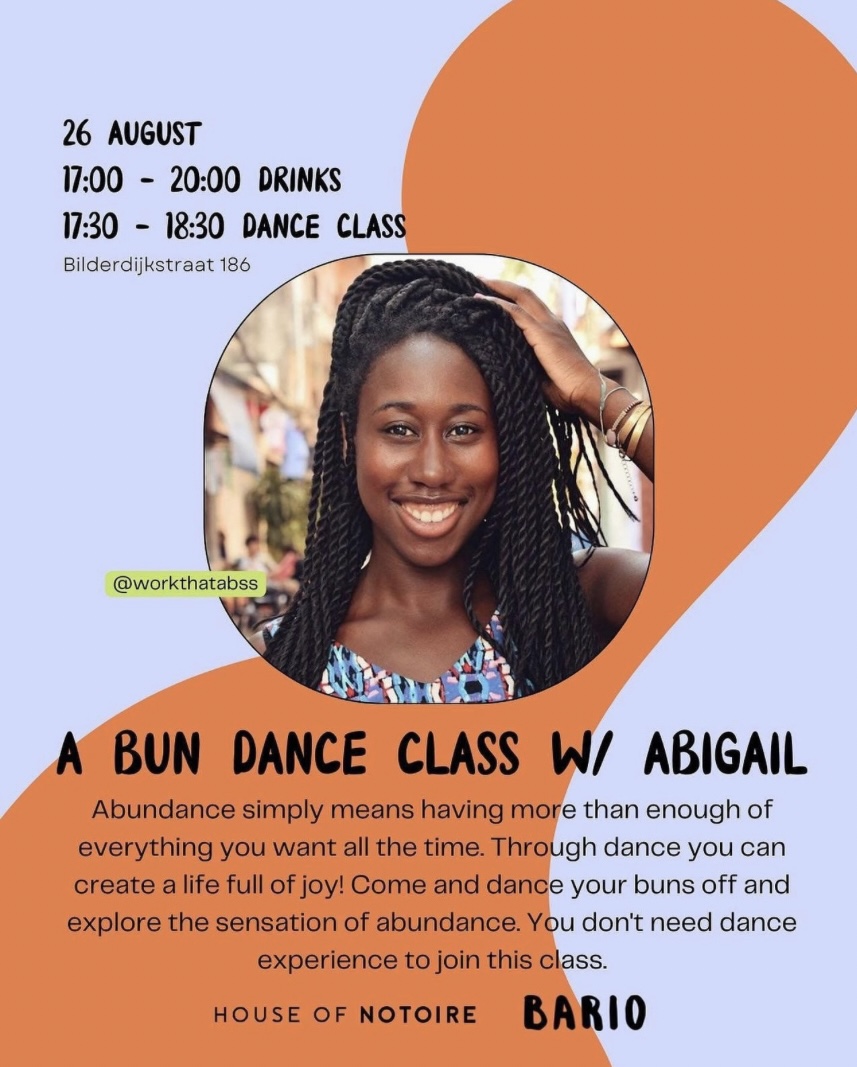 cover for event A Bun Dance Class With Abigail