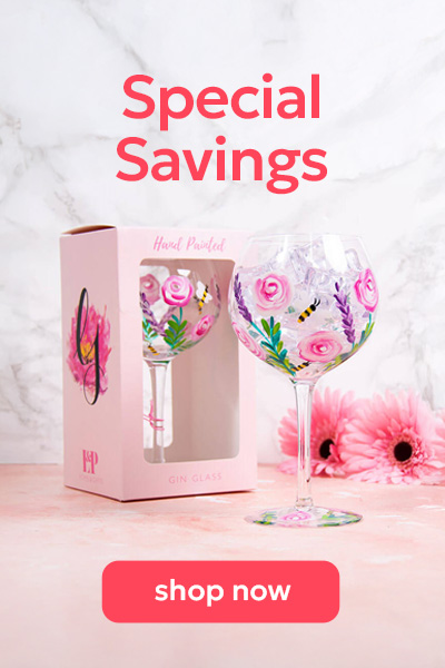 2 for £25 Lynsey Johnson Gin & Wine Glasses - Save now!