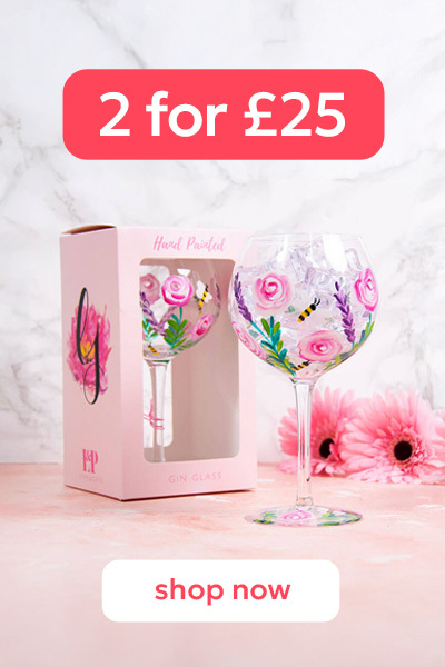 2 for £25 Lynsey Johnson Gin & Wine Glasses - Save now!