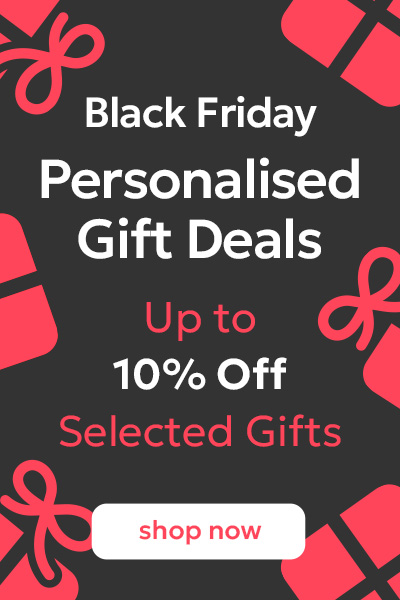 Get 10% Off Personalised Gifts at Prezzybox in our Black Friday deals! Save now!