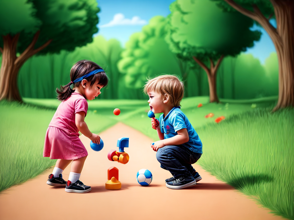 HuggingFace@TonyAssi - toddlers playing each other