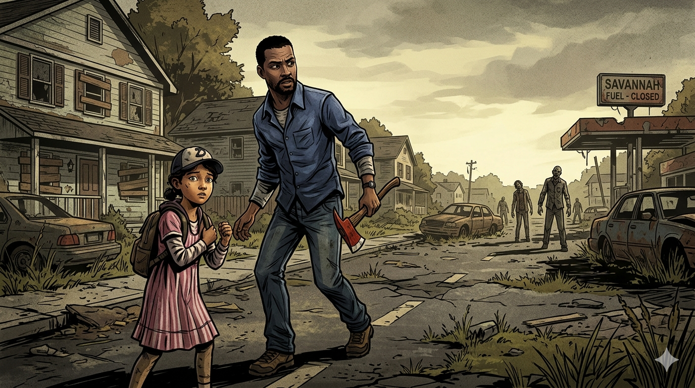 Gemini Nano Bana Pro - The Walking Dead