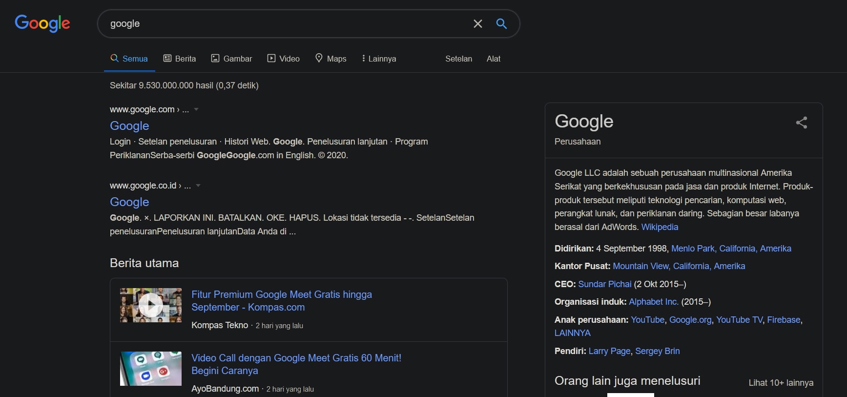 Dark Reader - Browsing Web dengan Tema Gelap