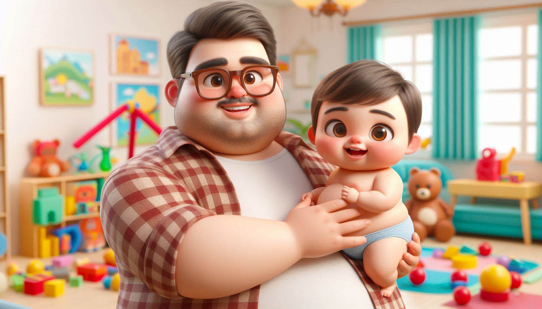 Bing Image Creator - father chubby