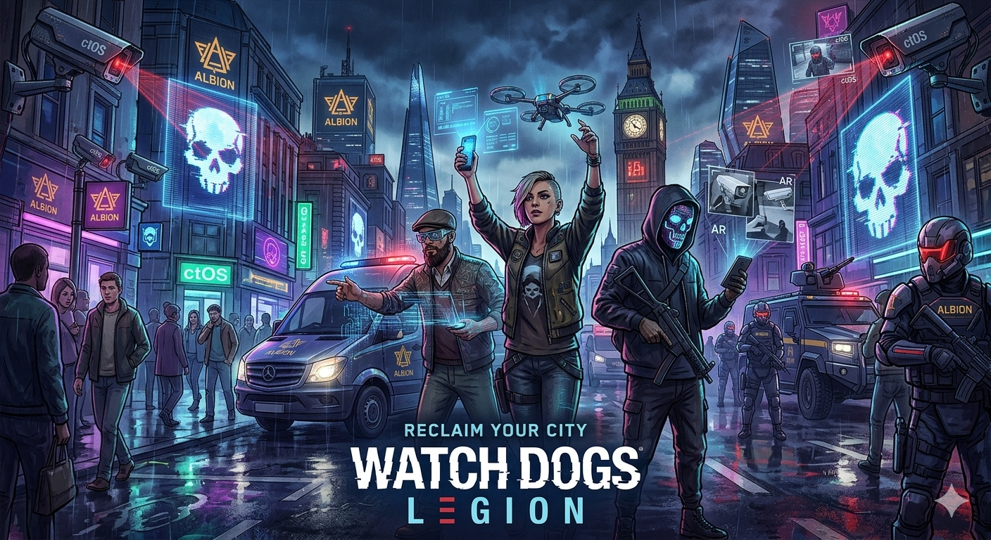 Gemini Nano Banana Pro - watch dogs legion