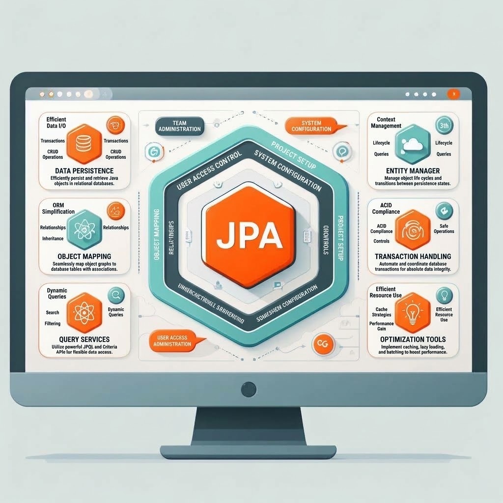 Bing Image Creator - thumbnail image of the Java Persistence API (JPA)