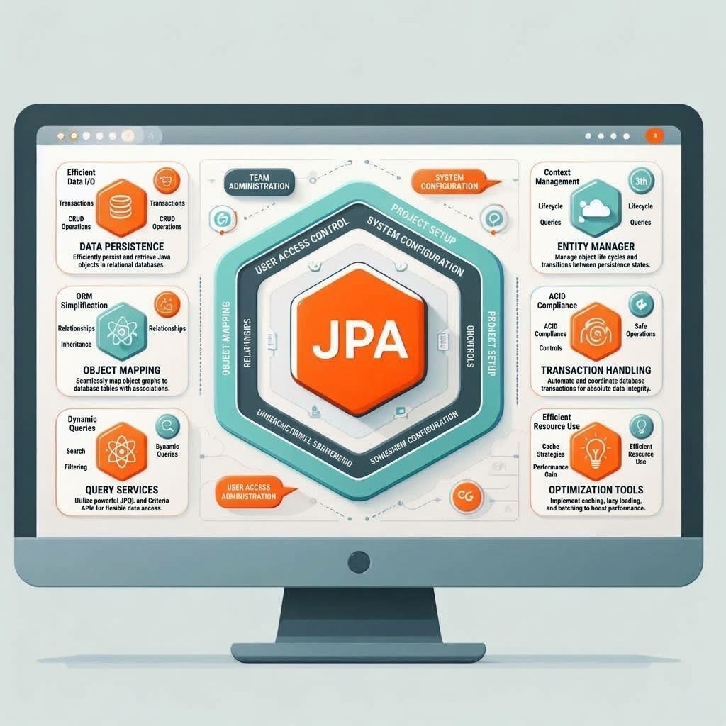 Bing Image Creator - thumbnail image of the Java Persistence API (JPA)