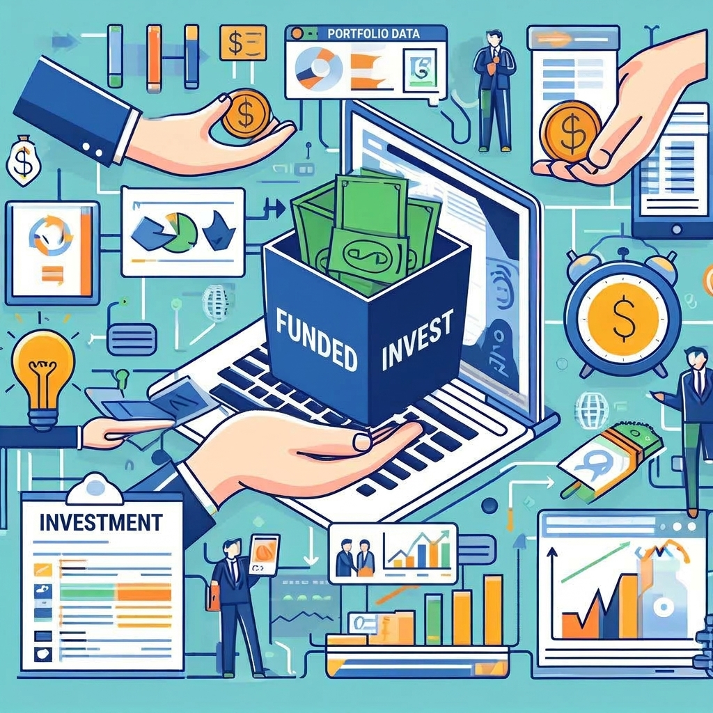 Bing image creator - investment and stocks and mutual funds