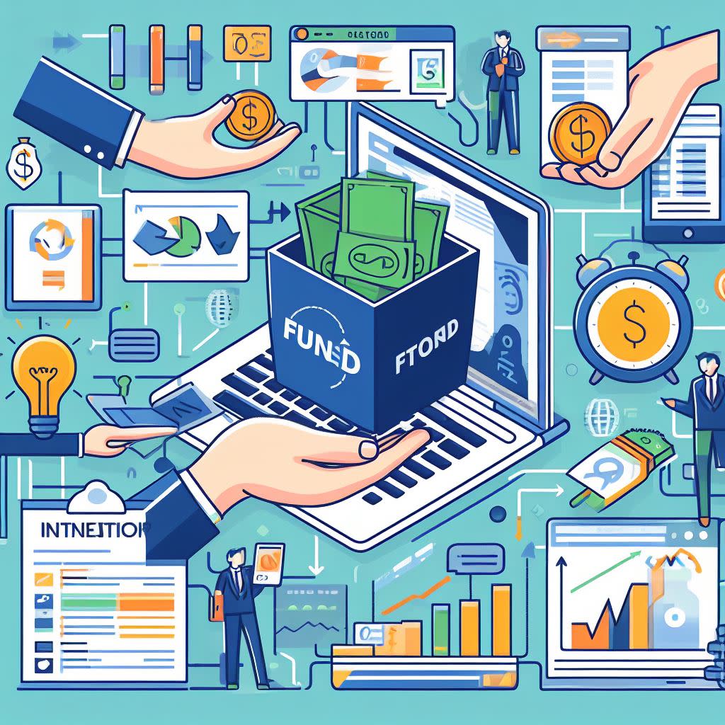 Bing image creator - investment and stocks and mutual funds