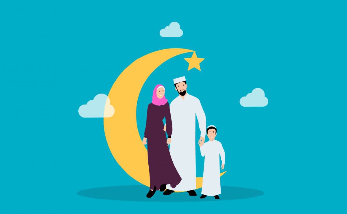 PxHere - ramadan, kareem, family, religion, moon, masjid