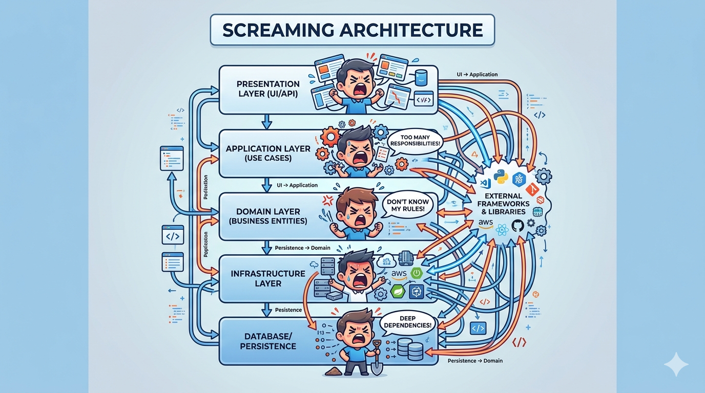 Gemini Nano Banana Pro - screaming architecture