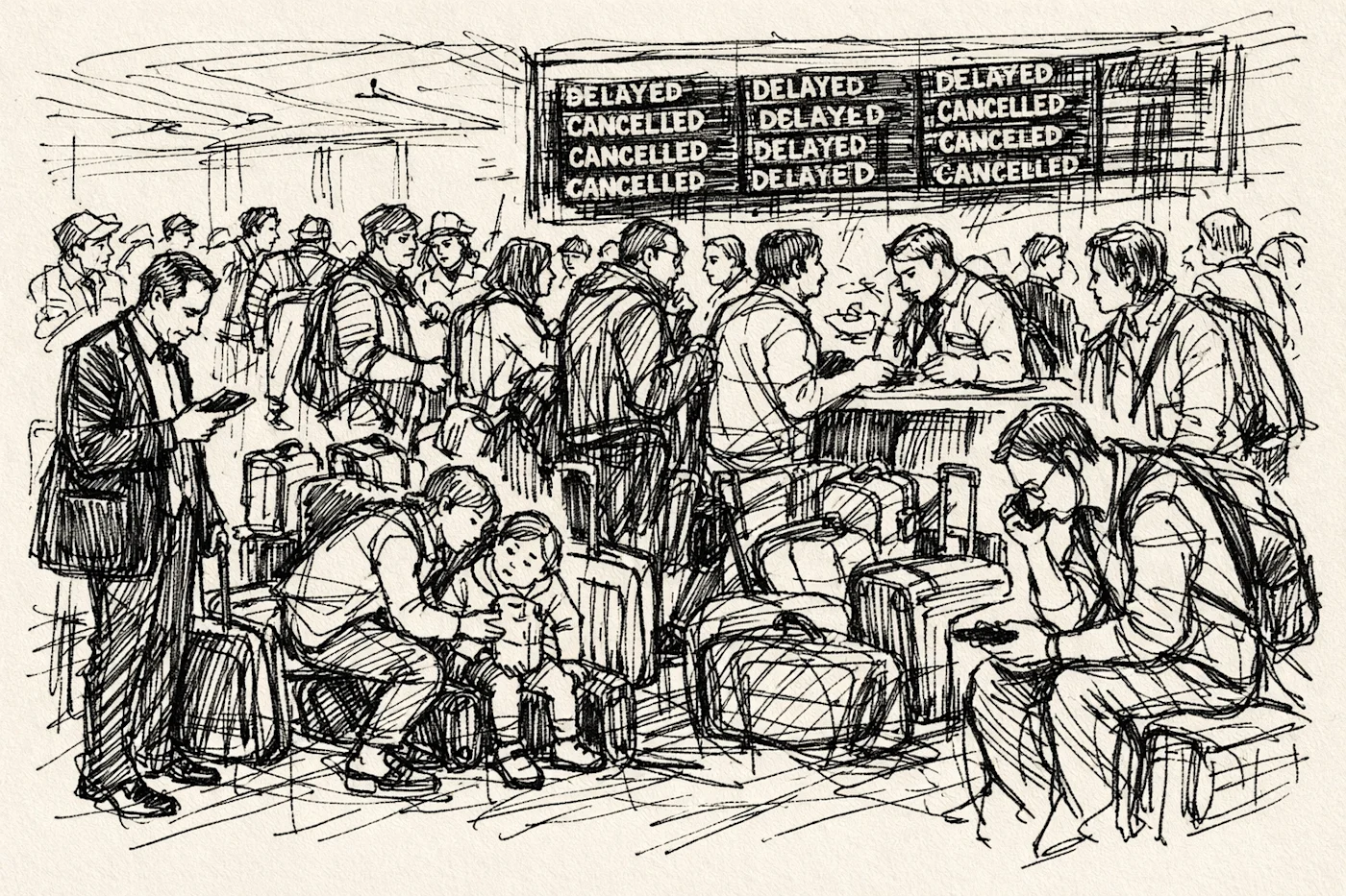 airport_disruption_line_art