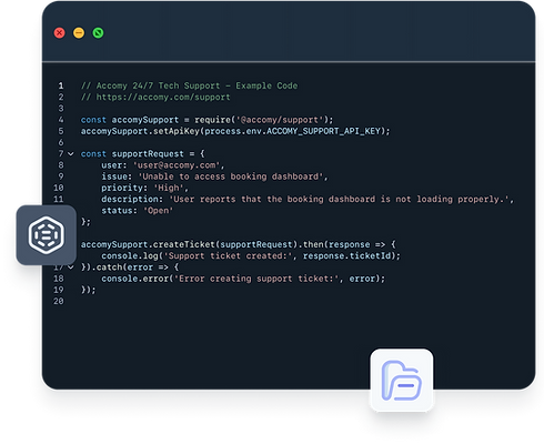 Our team-s on yours with round-the-clock support