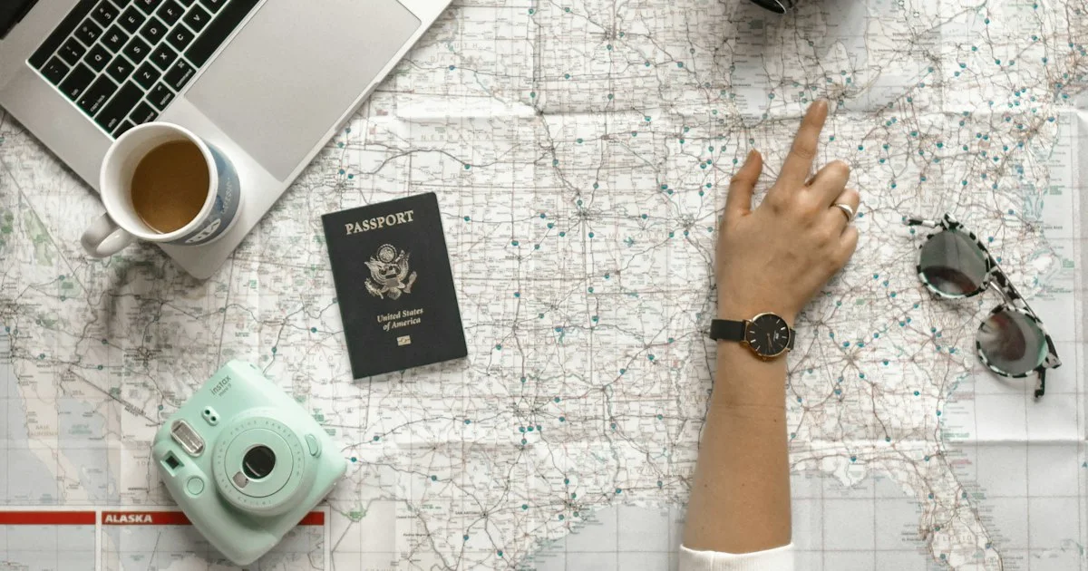 A person pointing to a map while planning a trip route.  (source: https://images.unsplash.com/photo-1524850011238-e3d235c7d4c9)