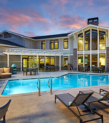 Exterior shot of nice hotel