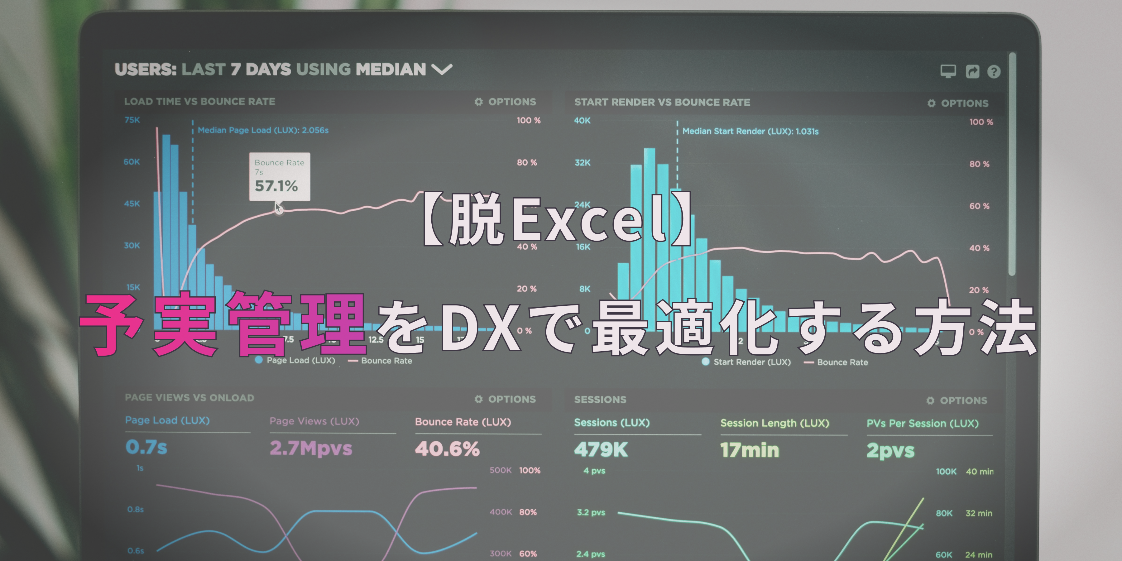 【脱Excel】予実管理をDXで最適化！リアルタイムデータで経営判断を加速する方法