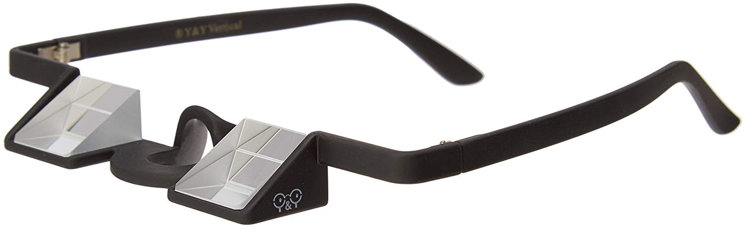 Climbing Belay Glasses. 1.34Oz/38g Prismatic Googles. Strong ABS Plastic,  High Transparency 90° Prisms.