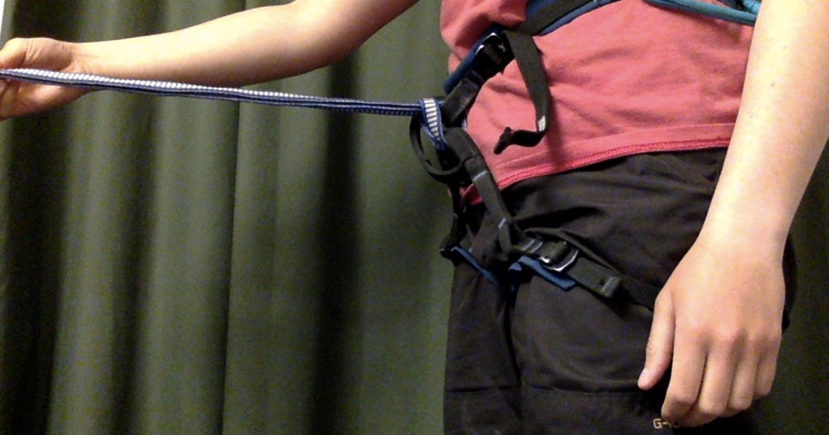 Girth Hitching A Sling To Your Harness Belay Loops Vs Tie In Points The Climbing Guy Girth Hitching A Sling To Your Harness Belay Loops Vs Tie In Points The Climbing Guy