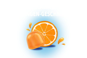 Leckerer Orangen-Geschmack