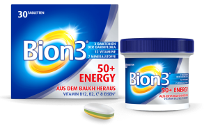  Bion3 Energy 50+ mit 3 TriBion® Bakterien der Darmflora, Vitaminen und Mineralstoffen