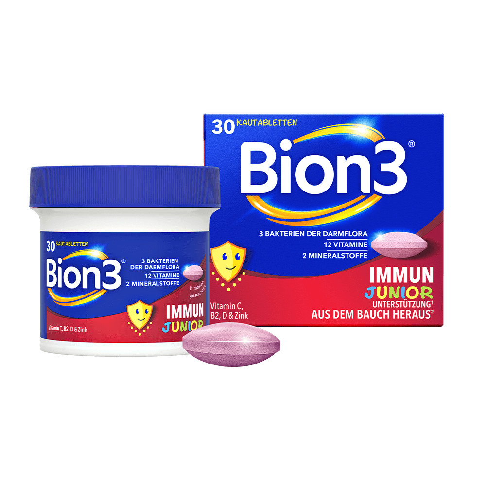 Bion3 Immun Junior Produktverpackung und Verpackung 