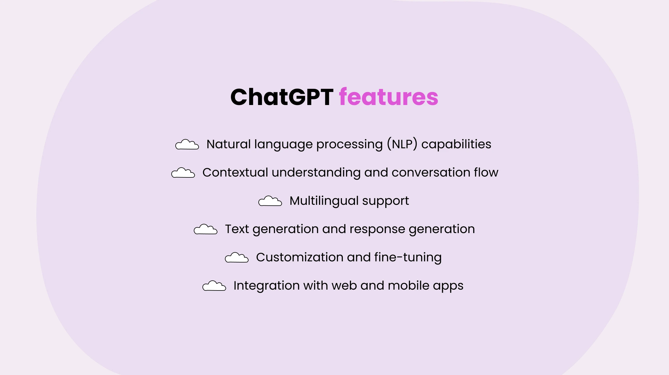 Main ChatGPT Features