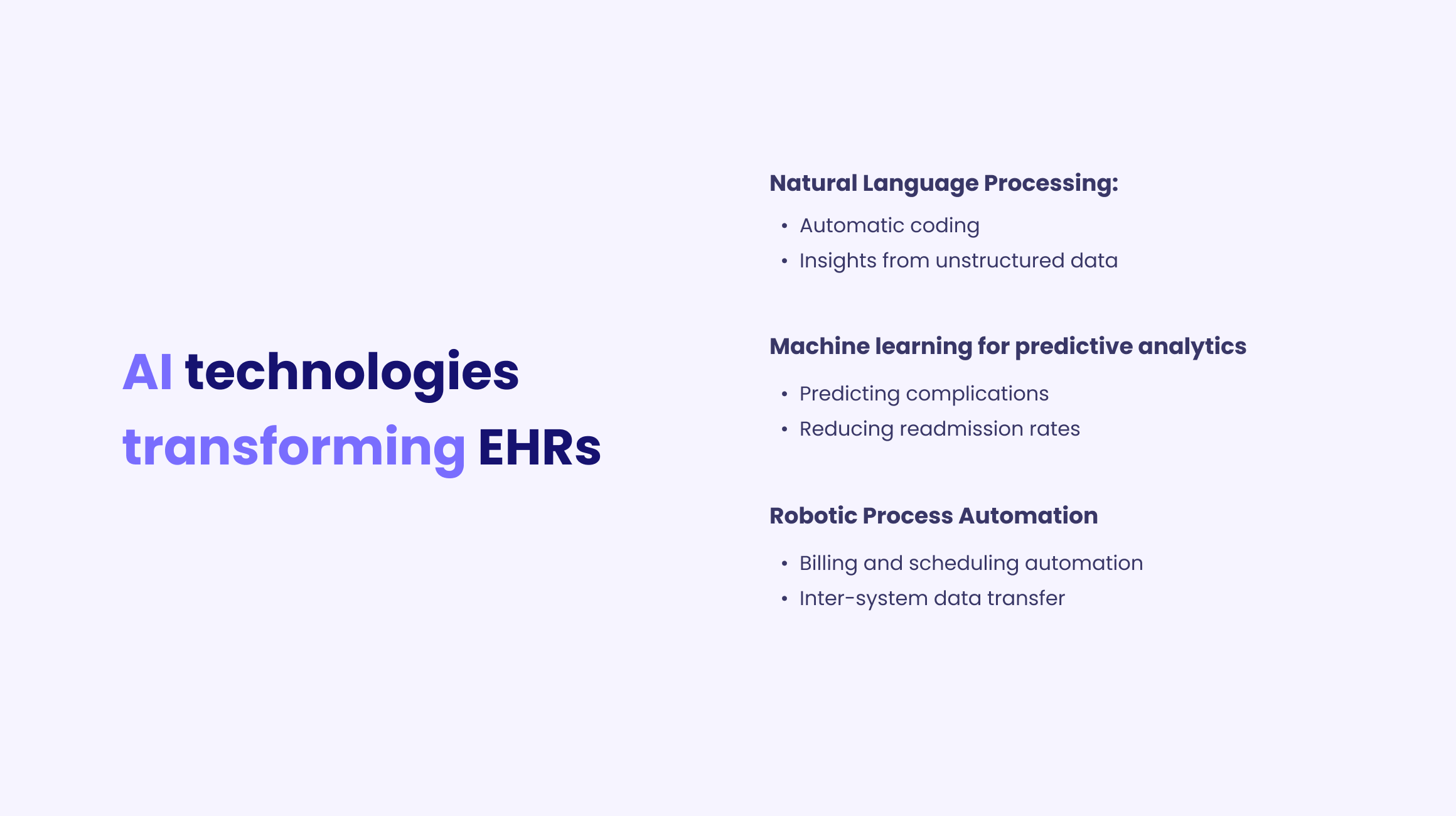 AI Technologies Transforming EHRs