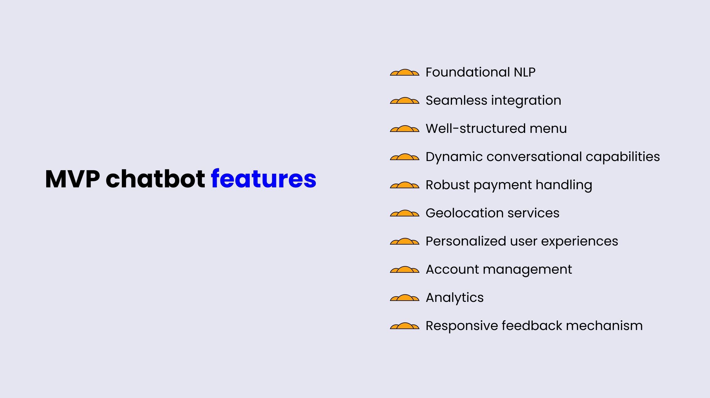 MVP Chatbot Features