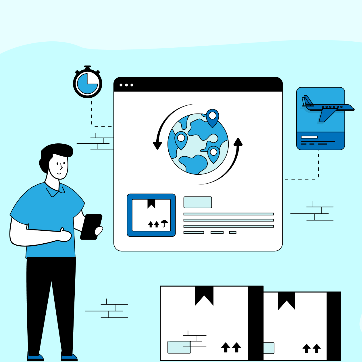 Real-Time Route Optimization with AI Solutions Header