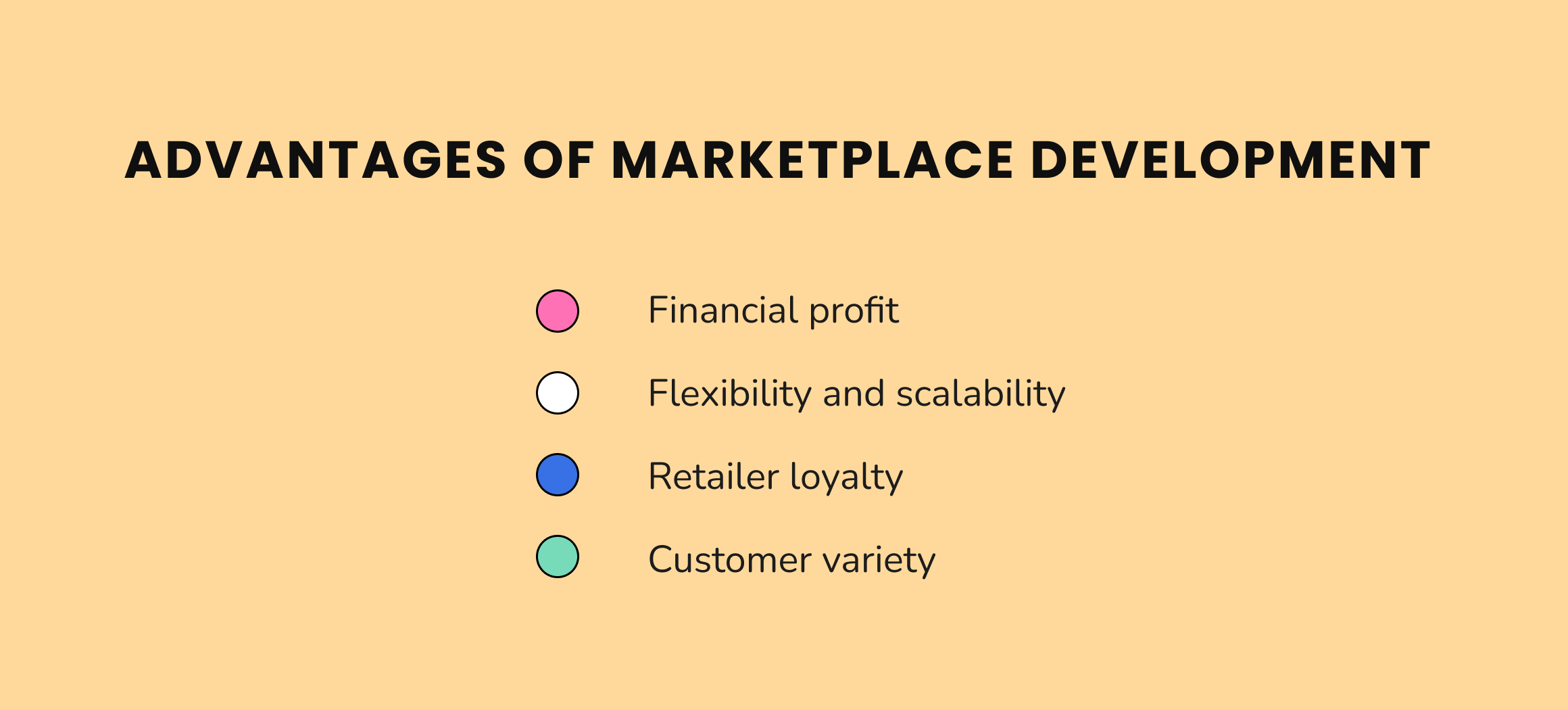 Advantages of marketplace development 