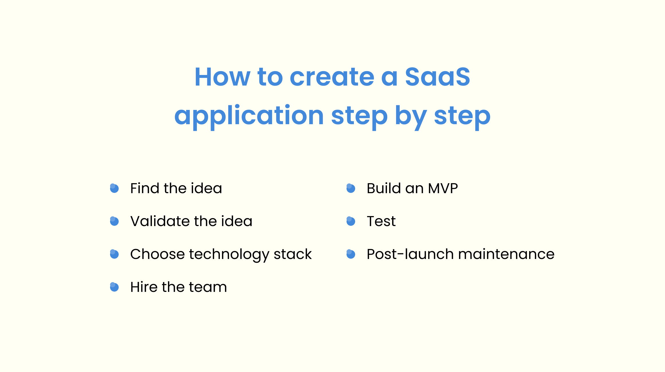 How to create a SaaS application