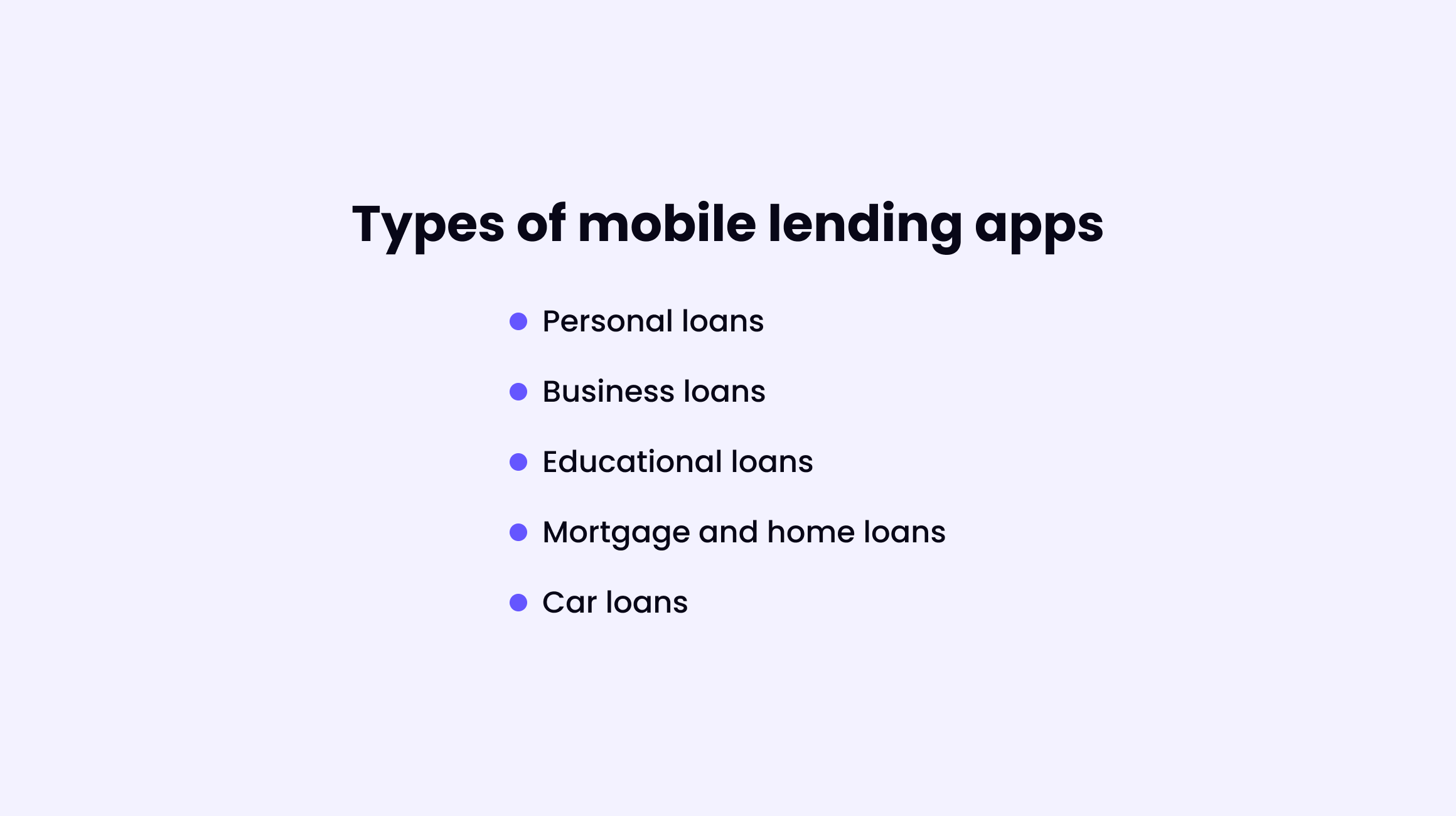 Types of loans