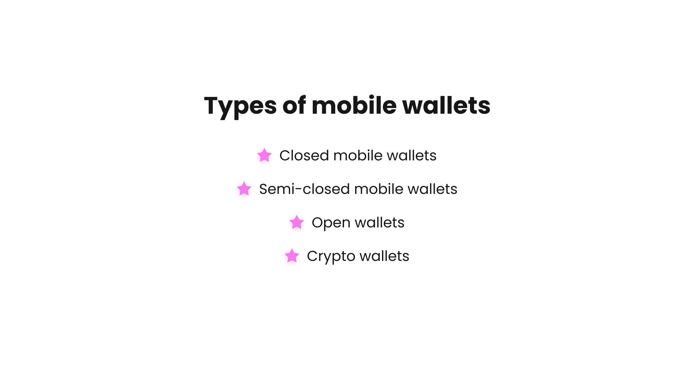 Types of digital wallets