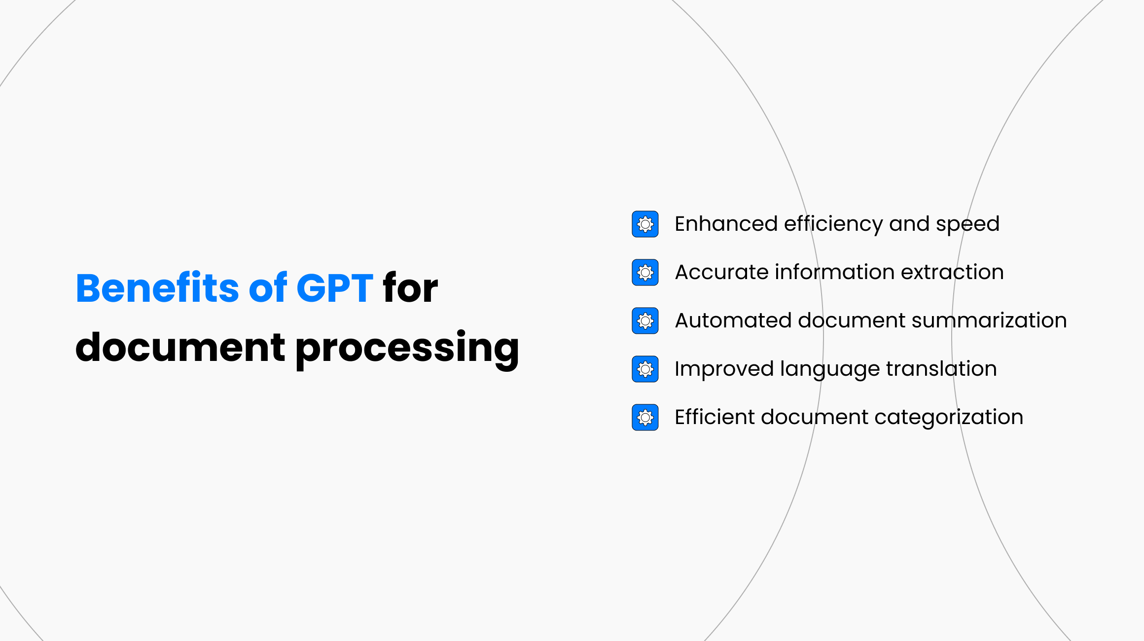 Benefits of GPT for Document Processing