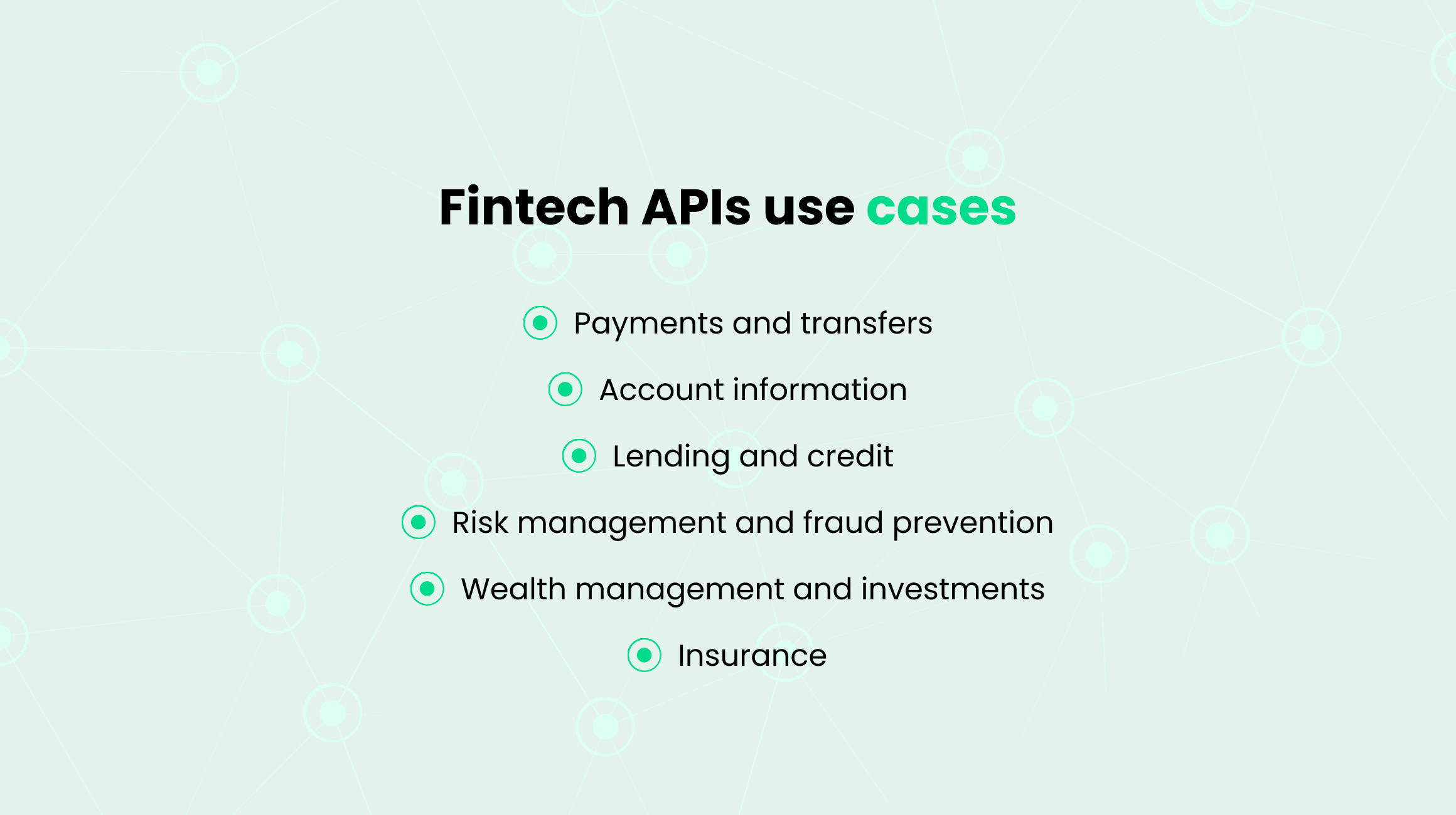 Fintech APIs Use Cases